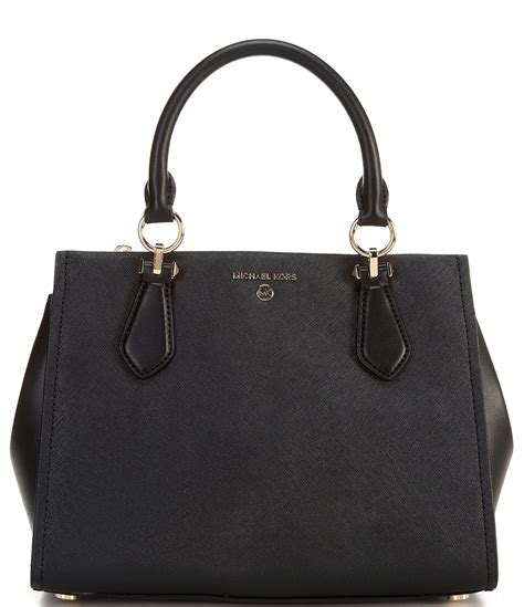 michael kors cindy saffiano leather satchel|Michael Kors marilyn medium.